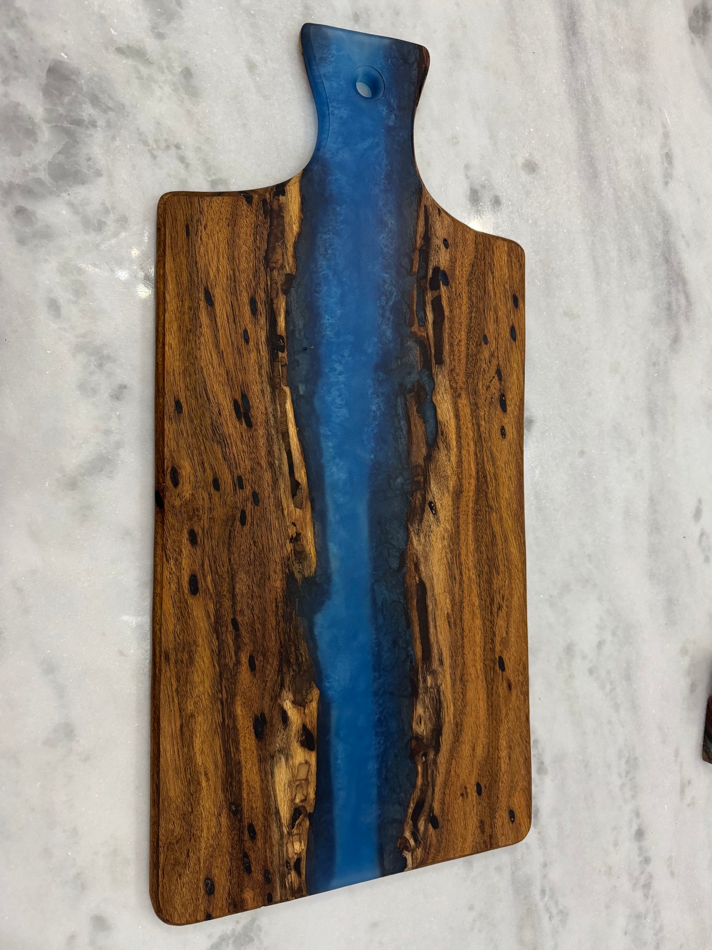 Mesquite Epoxy Charcuterie Board