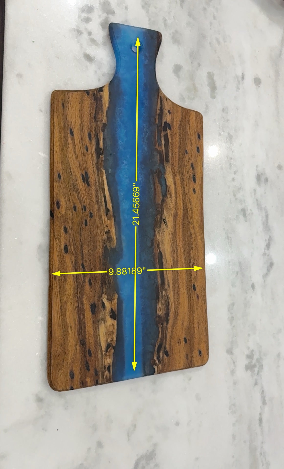 Mesquite Epoxy Charcuterie Board