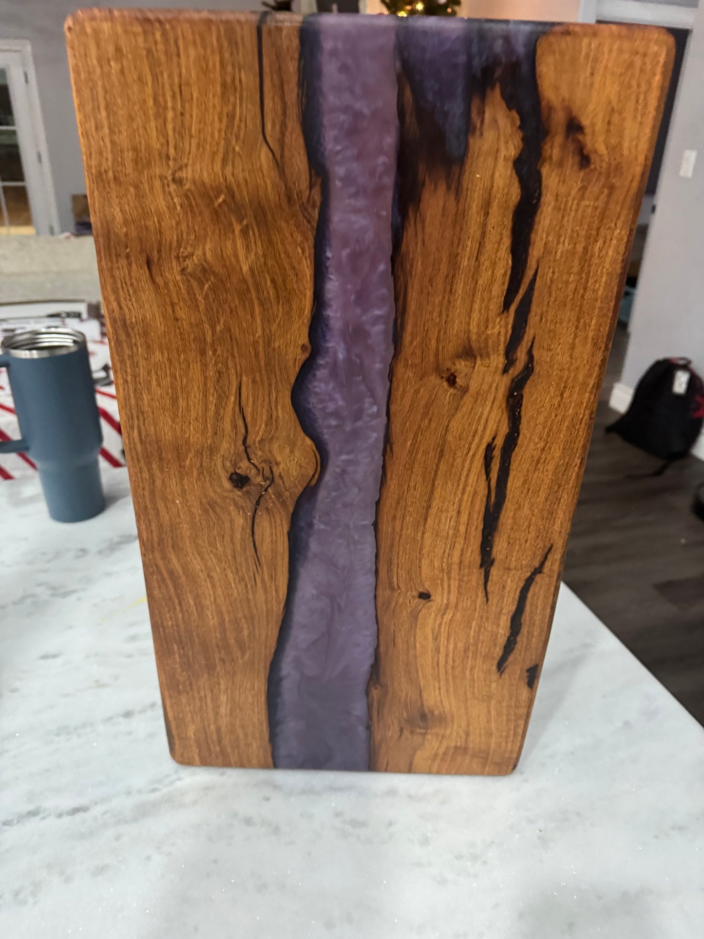 Mesquite Epoxy Charcuterie Board