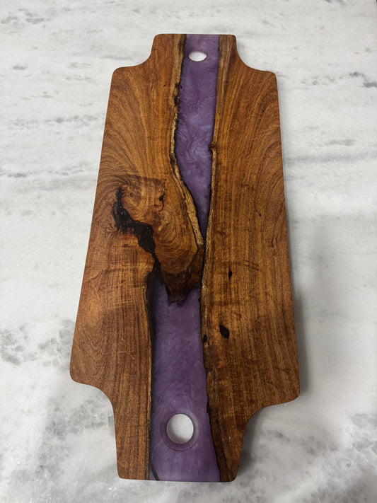 Mesquite Epoxy Charcuterie Board