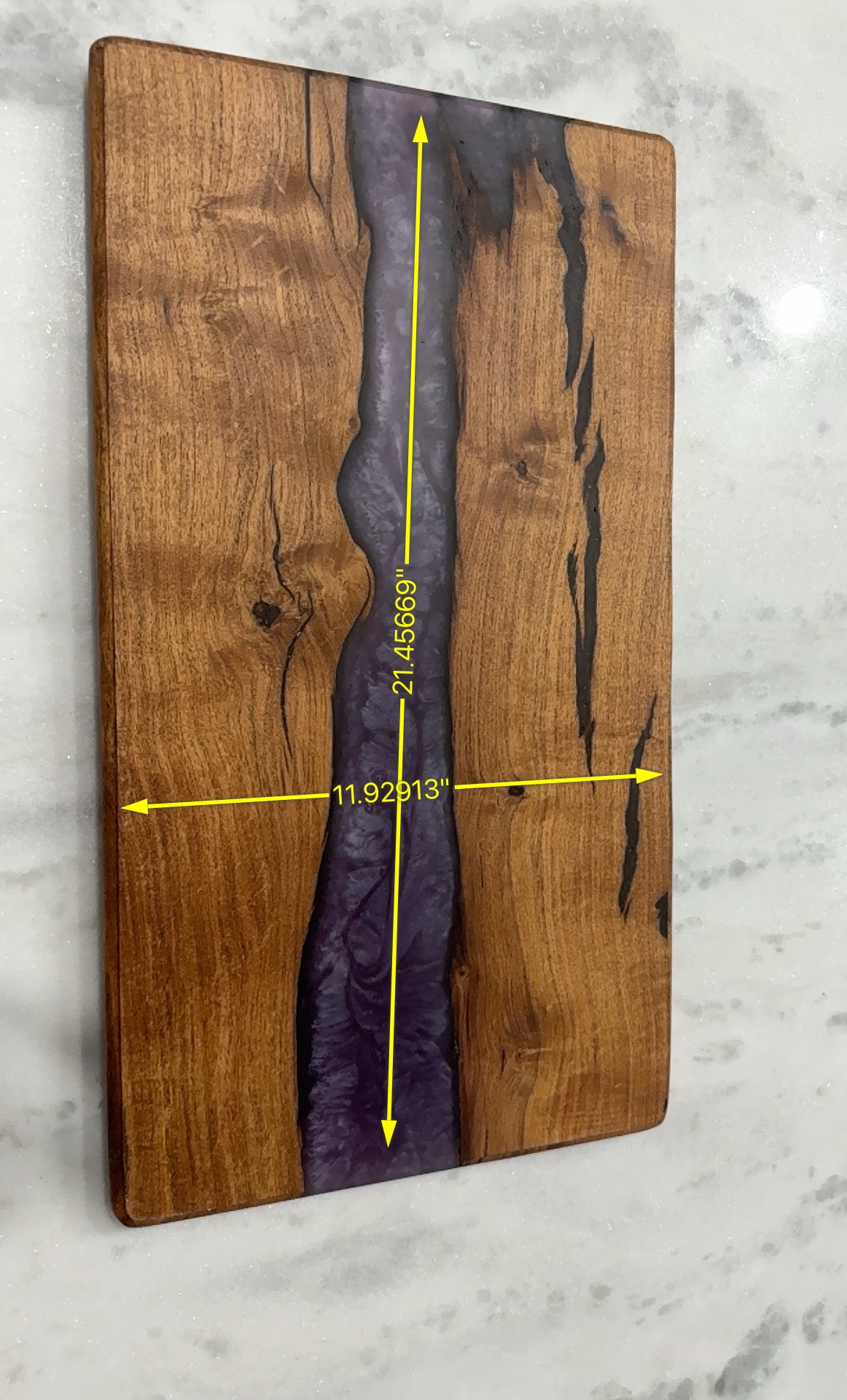 Mesquite Epoxy Charcuterie Board