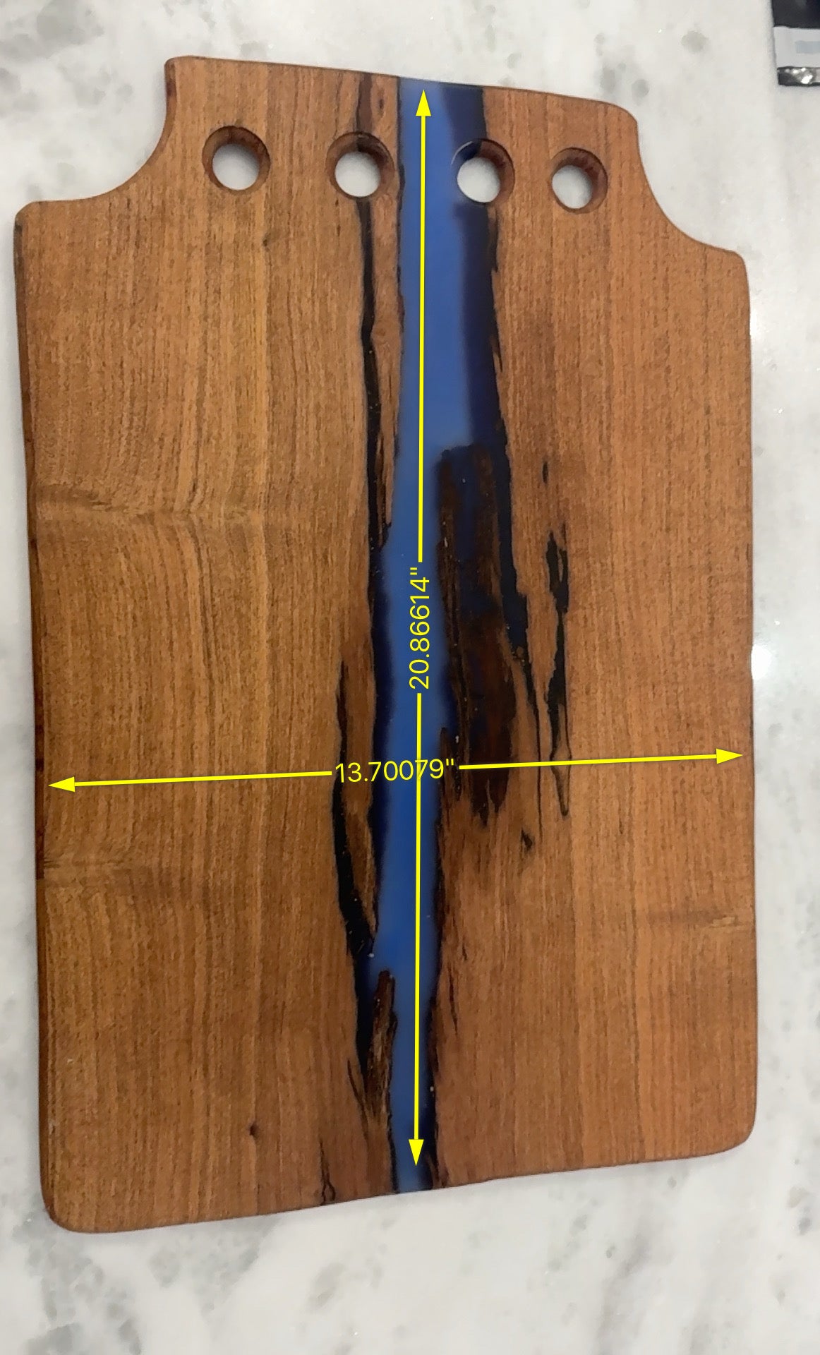 Mesquite Epoxy Charcuterie Board