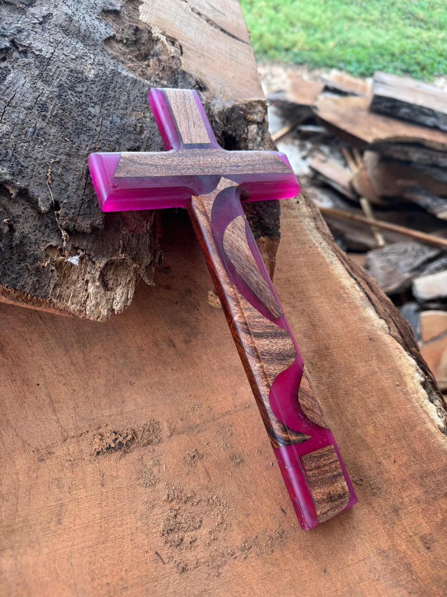 Mesquite Epoxy Cross